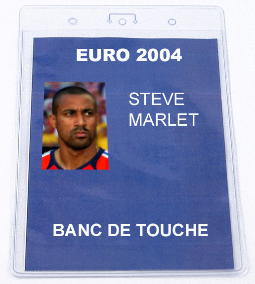 L'accréditation de Steve Marlet pour l'Euro 2004